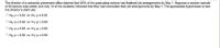 The director of a university placement office claimed that 50% of the graduating seniors had finalized job arrangements by May 1. Suppose a random sample
of 30 seniors was polled, and only 10 of the students indicated that they had concluded their job arrangements by May 1. The appropriate hypotheses to test
the director's claim are:
O Ho: p = 0.50 vs H1:p + 0.50
O Ho: ps 0.50 vs H1: p> 0.50
O Họ: p 2 0.50 vs H1: p<0.50
O Họ: p = 0.50 vs H1: p#0.50
