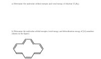 Answered a Determine the molecular orbital bartleby