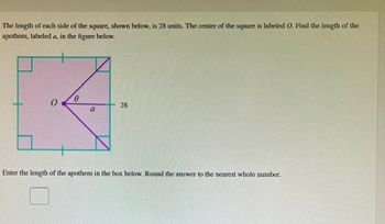 Answered: The length of each side of the square,… | bartleby