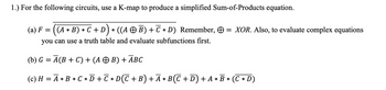 Answered: 1.) For The Following Circuits, Use A… | Bartleby