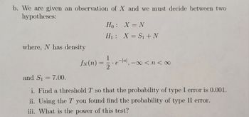 Answered: We Are Given An Observation Of X And We… | Bartleby