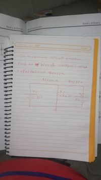 Rand J. Al Jboury
Rand J. Al Jboury
Electrical circuits
hrough the
In the fitewng Greait diagKm,
anch
find all banch current's using
superPositian theoKem
Rz/33-
12V
CCCCE
