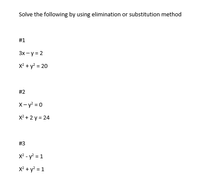 Answered: Solve The Following By Using… | Bartleby