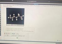 A cvg.cengagenow.com
[Referancen)
The 3D image below is that of an allylic carbocation intermediate formed by the protonation of a conjugated diene with HBr. Draw structural form
final reaction products.
ball & stick
• You do not have to consider stereochemistry.
• You do not have to explicitly draw H atoms.
• Separate multiple products using the + sign from the drop-down menu.
of
of
fey
Previous
Emailloste
