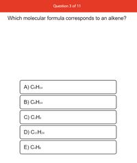 Answered Which molecular formula corresponds to bartleby