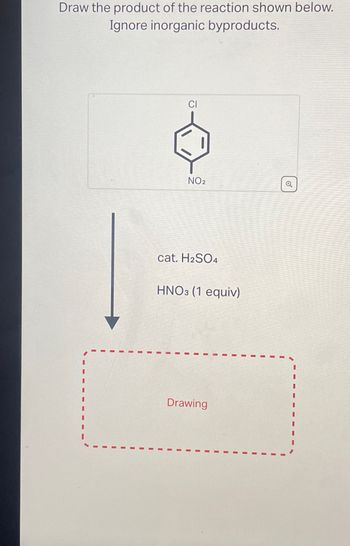 Answered: Draw the product of the reaction shown below. Ignore ...