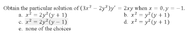 Answered Obtain The Particular Solution Of 3x Bartleby