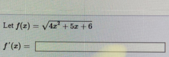 Let f(r) = V4x +5z +6
%3D
%3D
= (1),f
