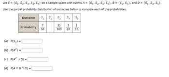 Answered: Let S = {S₁, S₂, S3, S4, S5} be a…