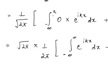 11
()
[
√2
Fx x
B
૧
fox et de
ikx
ikx
4 [ Le dz
1
2ī
+