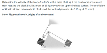 Answered: Determine The Velocity Of The Block A… | Bartleby