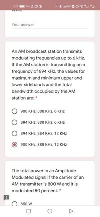 frequency assignment for am broadcast