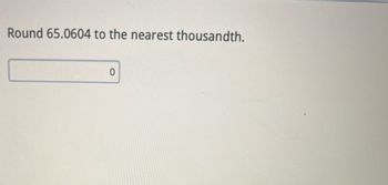 Round 65.0604 to the nearest thousandth.
0