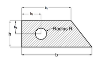 Answered: b2 hi Radius R b- | bartleby