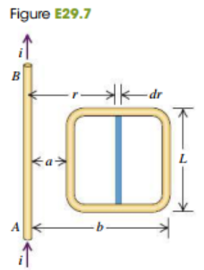 Figure E29.7
В
- dr
a
A
