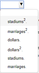 stadiums?.
marriages?.
dollars.
dollars?.
in
stadiums.
marriages.
