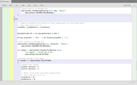 GPACalculator X
Compile
Undo
Cut
Сopy
Paste
Find...
Close
Source Code
//Show results on message box
JOptionPane.showMessageDialog(null, msg, "Result",
JOptionPane.INFORMATION_MESSAGE);
else
{
|// Compute totalGPA by dividing the total grade points by the total units
|// Your code here (4 of 5)....
totalGPA = gradePoints / totalUnits;
DecimalFormat df = new DecimalFormat("0.000");
String outputStr = "GPA:
+ df.format(totalGPA) + "\n";
//Show results on message box
JOptionPane.showMessageDialog(null, outputStr, "Result",
JOptionPane.INFORMATION_MESSAGE);
int answer = JOptionPane.showConfirmDialog (null,
"Try again?", "Click Yes of No",
JOptionPane.YES_NO_OPTION);
//Display window to try again
if (answer
{
JOptionPane. YES_OPTION)
==
//Reset text fields
gradeTF.setText("");
unitsTF.setText("");
// Reset total units and total grade points
// Your code here (5 of 5)....
totalUnits
0;
gradePoints
0;
saved
