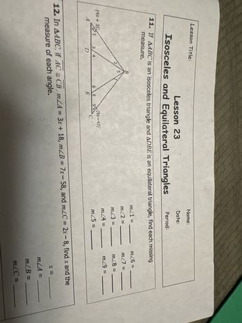 Answered 11 If AABC Is An Isosceles Triangle Bartleby   Qiweewe Thumbnail 