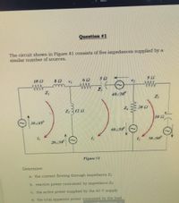 Answered: Question #1 The Circuit Shown In Figure… | Bartleby