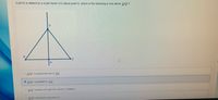 If AXYZ is dilated by a scale factor of 2 about point X, which of the following is true about AY?
O A'Y' is perpendicular to AY
O A'Y' is parallel to AY
A'Y' passes through the center of dilation.
O A'Y' intersects with point X'.
