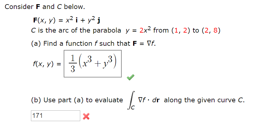 Answered Consider F And C Below F X U 3 H2 I Bartleby