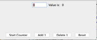 Value is: 0
Start Counter
Add 1
Delete 1
Reset
