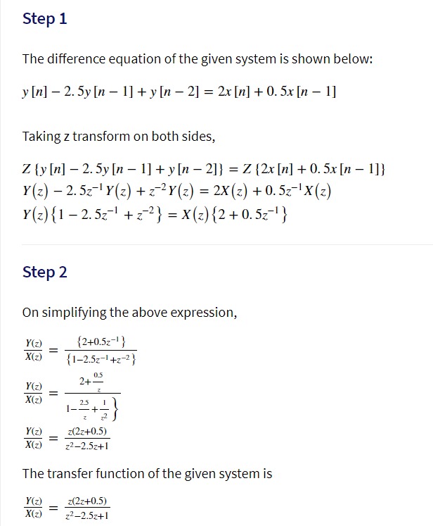 Answered For The System Given Constant Bartleby