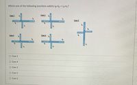 Which one of the following junctions satisfy Ig+lD = IA+lc?
Case 1
Case 2
Case 5
it
Case 3
Case 4
O Case 1
O Case 4
O Case 3
O Case 5
O Case 2
