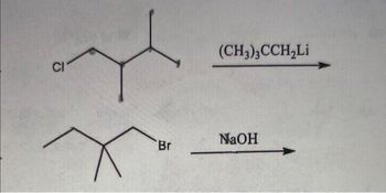 CI
Br
(CH3)3CCH₂Li
NaOH