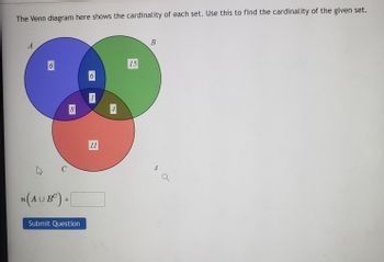 Answered: The Venn Diagram Here Shows The… | Bartleby