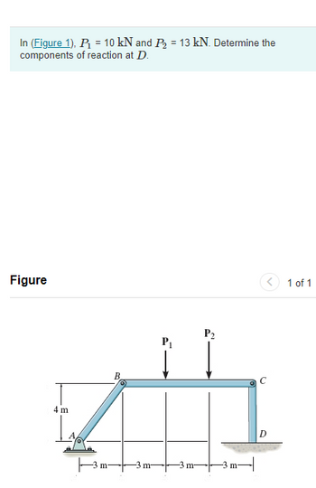 Answered: In (figure 1), P = 10 Kn And P₂ = 13… 