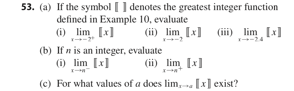 greatest integer function examples