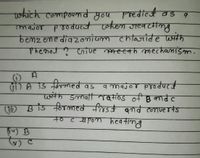 कटते (OMIPOपकते मन्प (NEवCज वड़
लएंण ए००तंपत्ये जएवरलद
bक2 ene dीव 2omांपल तकाविजांत्ंe प्र+क
Phc@oJ ? काण्ट सस्कक लe्टिaाडकn
which compoumd you
एजं्ण जरवटमीकद
ive meeah mechanism.
स) A ड डिल्लहवी वड
प्जनैक डल्लवी ांग्ड ०नी B काठ
) B ডি ०िलाएवे नीच्ड दतर्व लाण्टा नंड
क्ण ट चा०) hcq नाma
ट
() व
