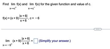 Answered: Find lim f(x) and lim f(x) for the…