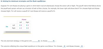 Solved Q1. (Chap 1: Game Theory.) In the simultaneous games