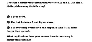 distributed system assignment questions