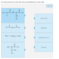 Answered: For each structure on the left, pick an… | bartleby