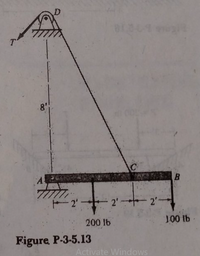 t.
2"
2'
2"
200 lb
100 lb-
Figure P-3-5.13
Activate Windows
