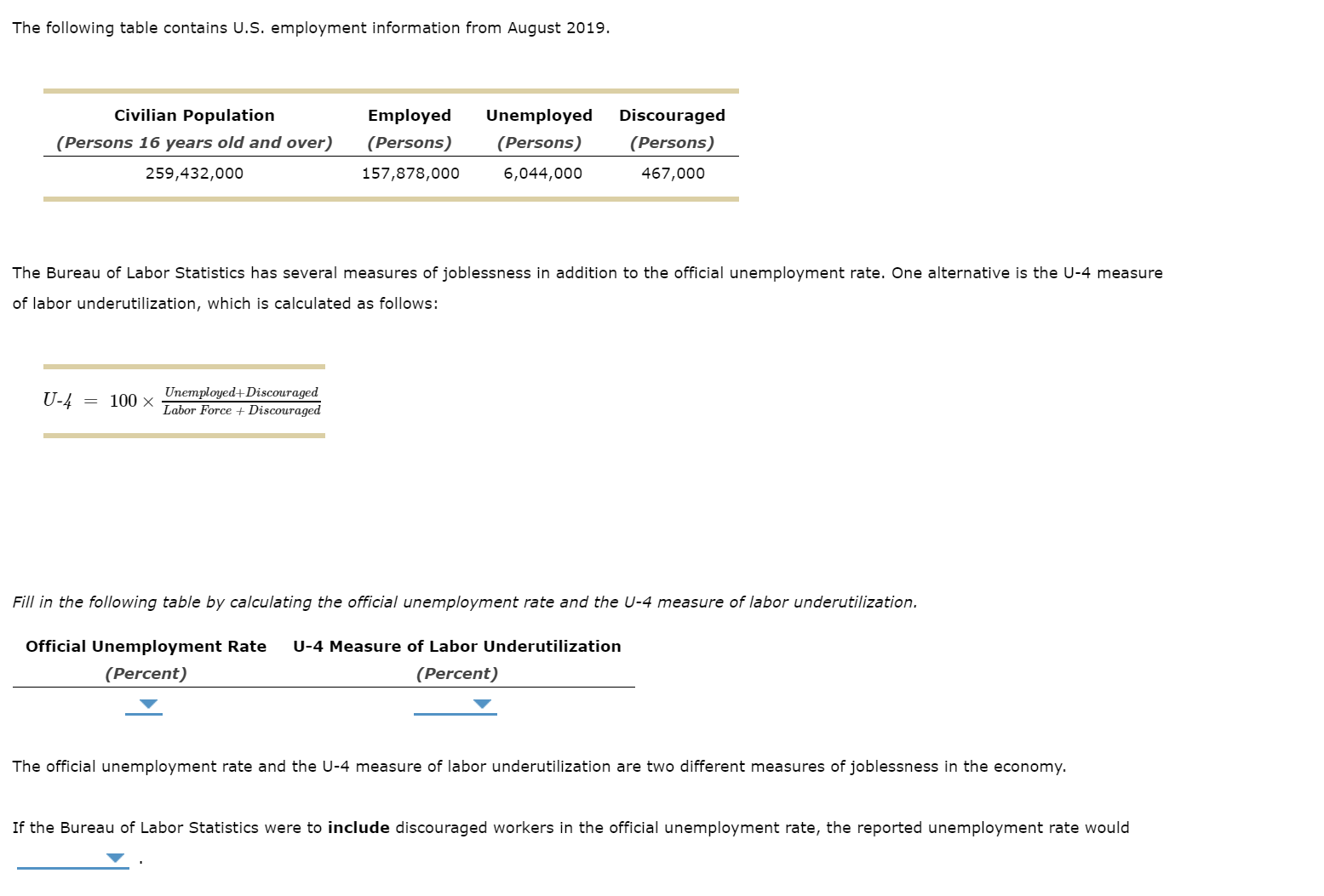 Answered: 2. Discouraged Workers Which Of The… | Bartleby