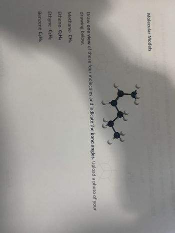 Answered Molecular Models P Methane CH4 Ethene bartleby