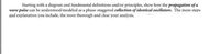 Starting with a diagram and fundmantal definitions and/or principles, show how the propagation of a
wave pulse can be understood/modeled as a phase-staggered collection of identical oscillators. The more steps
and explanation you include, the more thorough and clear your analysis,
