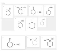 Choices
Br
OH
OH
+ CO2
CI
OH
OH
CI
Br
+

