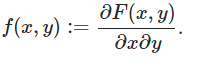 f(x,y) :=
8F(x,y)
?х у