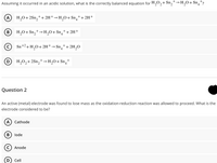 Answered: Assuming it occurred in an acidic… | bartleby