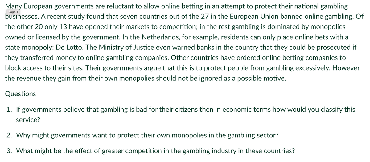 EGBA on X: Europe's online gambling regulation changed a lot in 10 years.  Before, there were mostly monopolies or no regulations at all. But today  it's regulated by multi-licensing in 26 EU