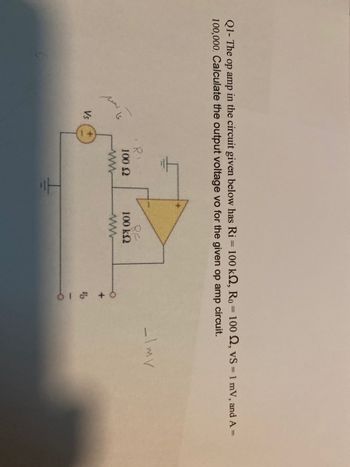 Answered: Q4- Calculate Vo In The Op Amp Circuit… | Bartleby