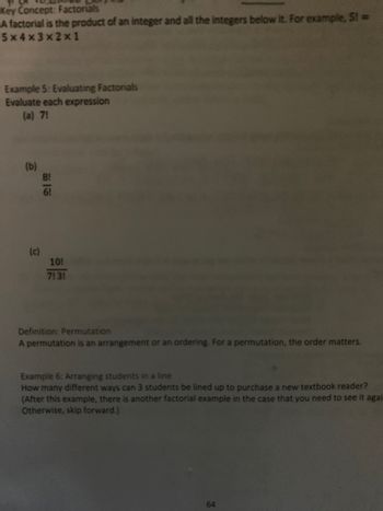 Answered: Example 5: Evaluating Factorials… | Bartleby