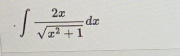 2c
/a²+1
dx