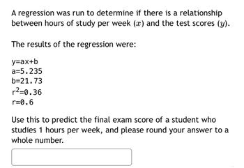 Answered: A Regression Was Run To Determine If… | Bartleby