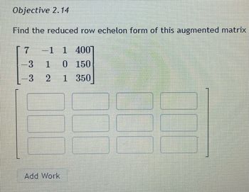 Answered Find the reduced row echelon form of bartleby